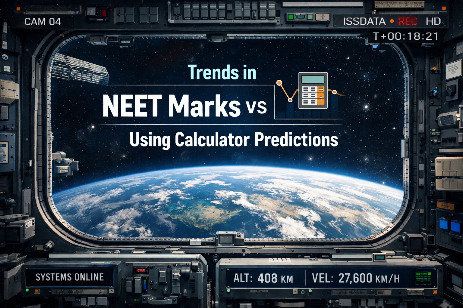 Trends in NEET Marks vs Rank Using Calculator Predictions